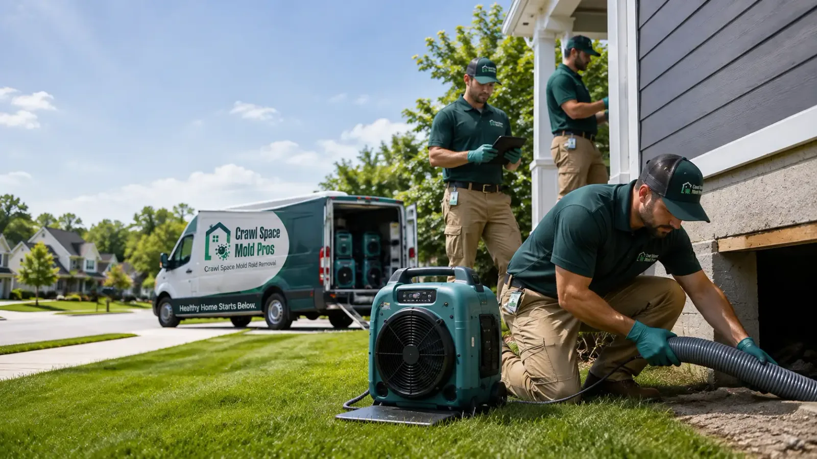 Crawl Space Mold Removal in Gratiot, WI